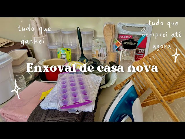 ✨ enxoval de casa nova! Tudo que comprei e ganhei até agora 🥰