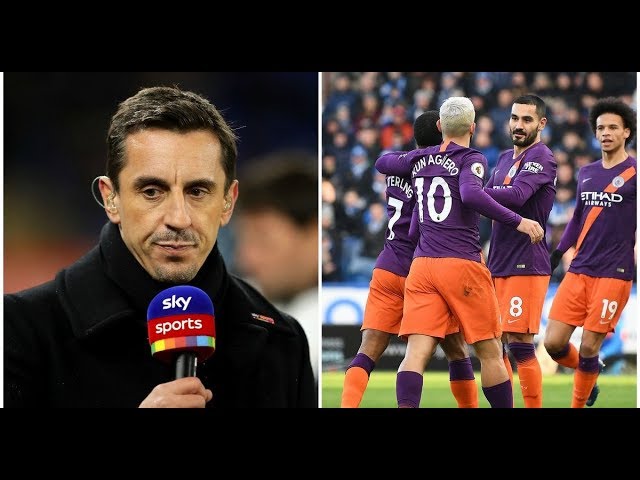 Gary Neville 'angry' with Man City over performance vs Huddersfield