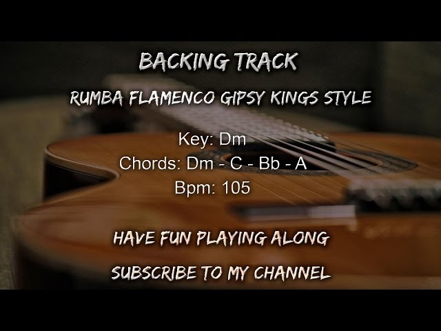 Backing Track Flamenco Spanish Rumba Dm