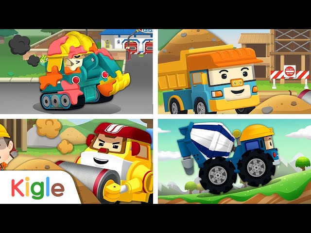 Robocar Poli | Spesial Alat Berat | Mobil Untuk Anak | Kigle TV Indonesia