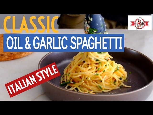 How To Make Classic Pasta With Olive Oil And Garlic - Tasty And Popular Recipe With 5 Ingredients