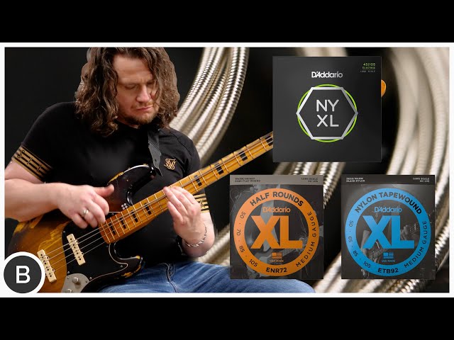 D'ADDARIO BASS STRINGS COMPARISON