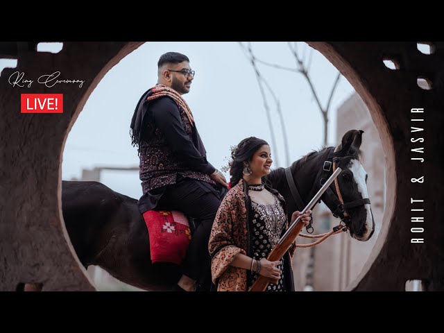 🔴 Live | RING CEREMONY  | ROHIT & JASVIR  | ENGAGEMENT | TRIPLE R PHOTOGRAPHY | +91 97808 82081