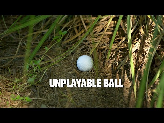 Rules of Golf Explained (2023): Unplayable Ball