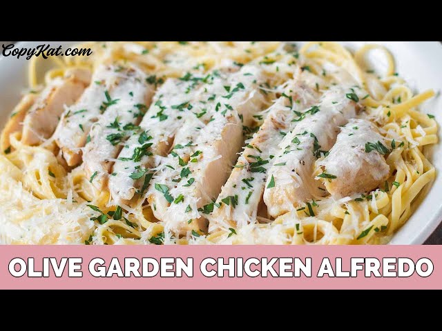 Olive Garden Grilled Chicken Alfredo