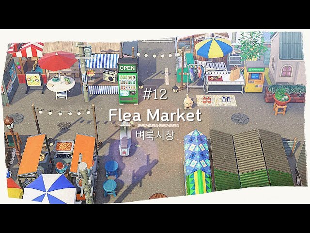 [모동숲] 벼룩시장 (feat.동묘) | Flea Market | Speed Build | Animal Crossing New Horizons