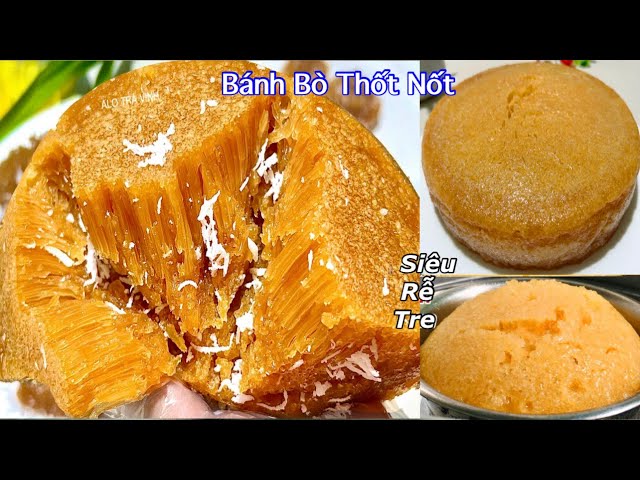 BÁNH BÒ RỄ TRE- Cách Ủ Bột Bánh Bò nở đều mềm ngon không bị xẹp - Palm rice cake