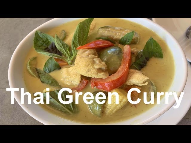 Thai Food recipe Green Curry Chicken Quick easy แกงเขียวหวาน #chefstravels