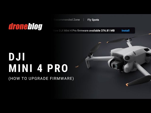 DJI Mini 4 Pro: How-to Update Firmware