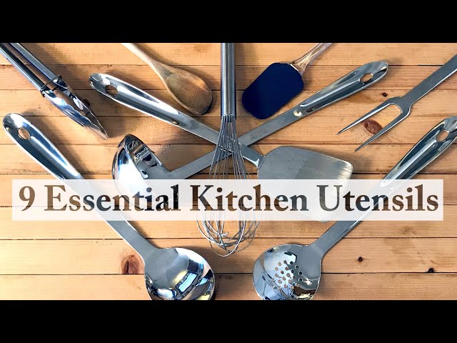 Top 9 Kitchen Utensils You Need (and the 3 most important)