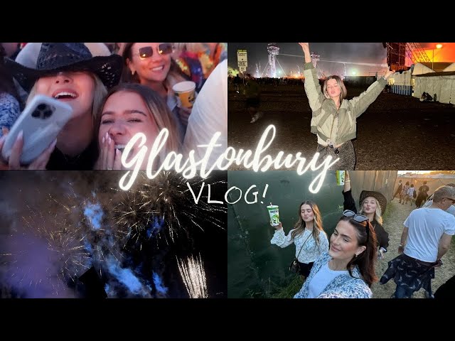 Glastonbury vlog🤍  glamping, celeb spotting and seeing dua lipa, coldplay and sza!