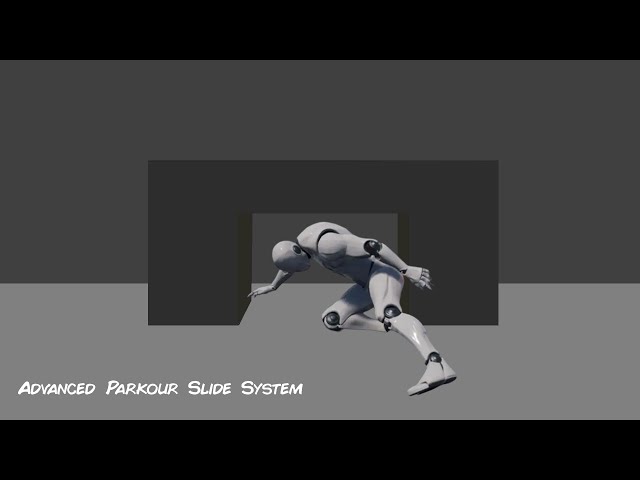 How To Create an Advanced Parkour Slide System in UE4 // Parkour Slide System in Unreal Engine