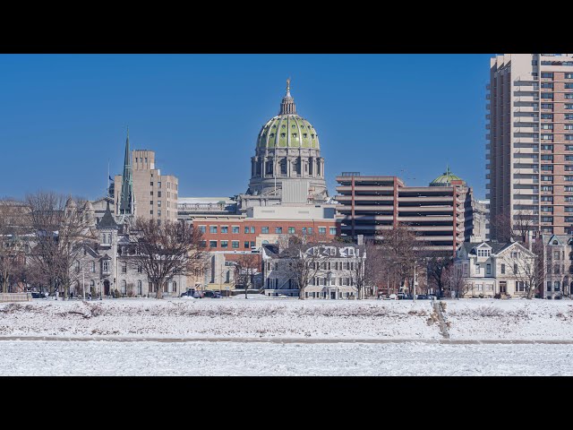 🔴 Live Storm Chaser - Frozen Susquahanna River - Harrisburg, PA