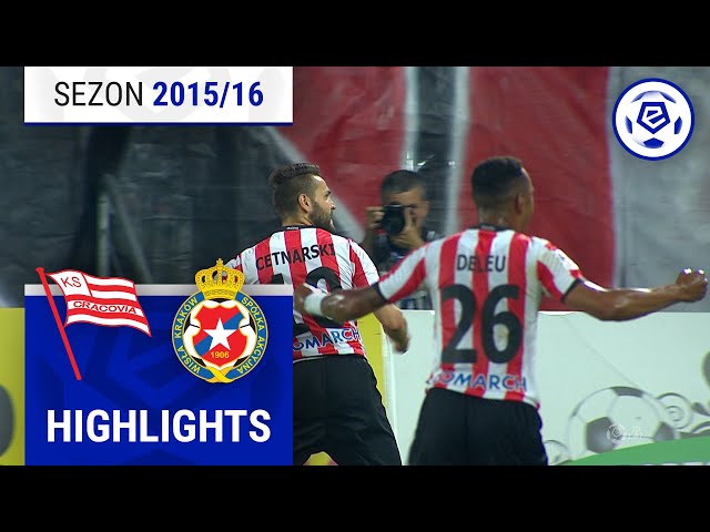 Cracovia - Wisła Kraków 1:1 | SKRÓT | Ekstraklasa 2015/16 | 2. Kolejka