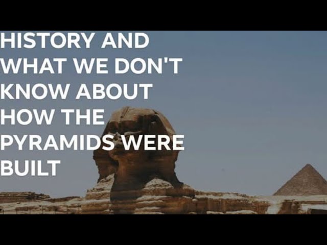 HISTORY OF THE PYRAMIDS, What forces helped them? 👽