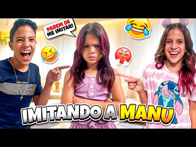 24 HORAS IMITANDO A MANUELA PRIMA CHATA DA JESSICA *ela ficou muito brava