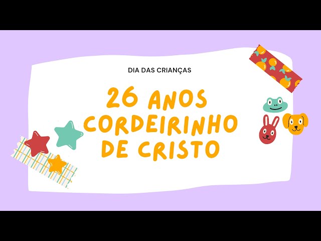 26ºAniversário do grupo Cordeirinho de Cristo - Ass.de Deus Bangu, ministério Madureira.