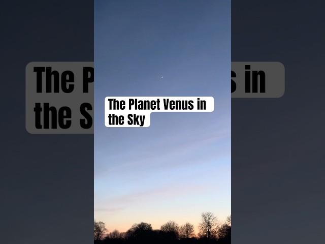 The Planet Venus in the sky