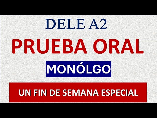 Monologo Fin de semana especial dele a2