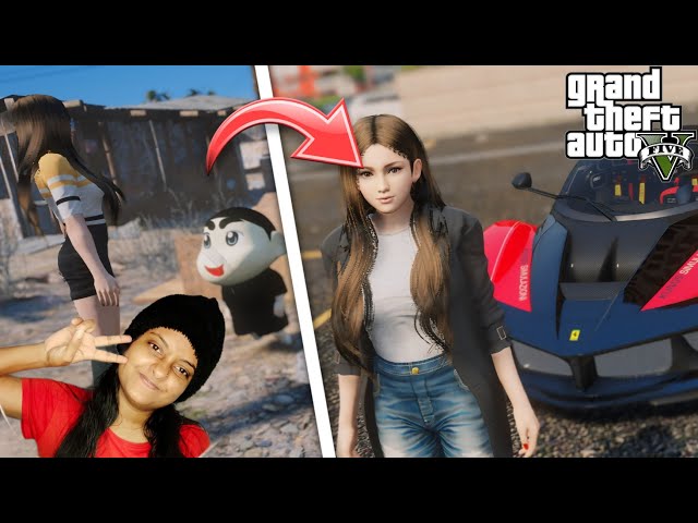 Shinchan Pinchan And Mai Convert Their Poor Life To Rich Life In GTA5!🎧🎮🔥 #wrongplaygaming #gta