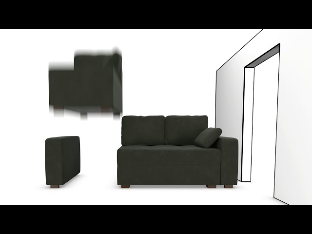 Corner Sofa Bed - Modular Delivery