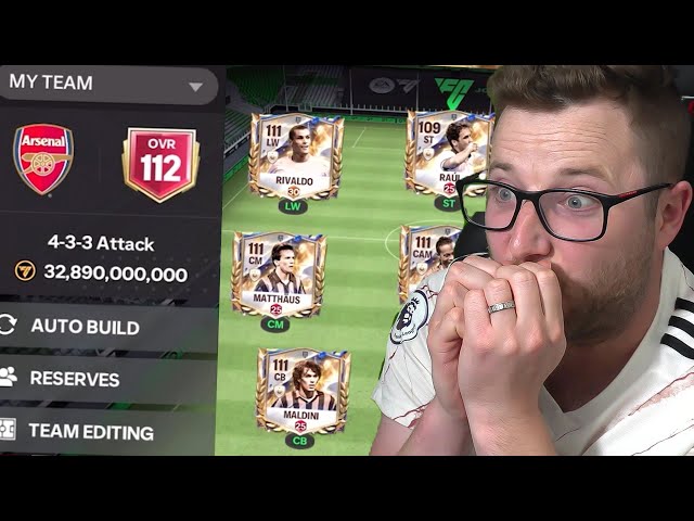 We Built the Highest OVR Squad in FC Mobile! 112 OVR 32 Billion Coin Full Icon Squad Builder!