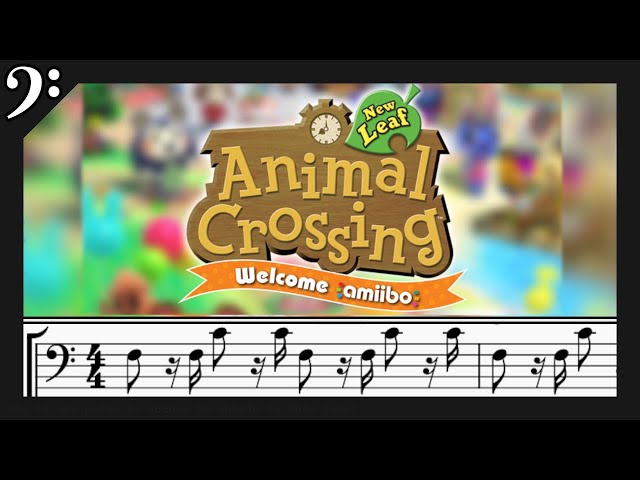 Animal Crossing New Leaf - 5 PM [Bass Tabs/Sheet]