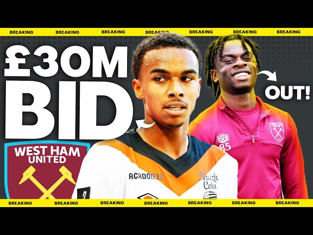 🚨 WEST HAM BID £30M FOR TOP TALENT! Celtic STRIKER MONITORED, Academy Star LEAVING!