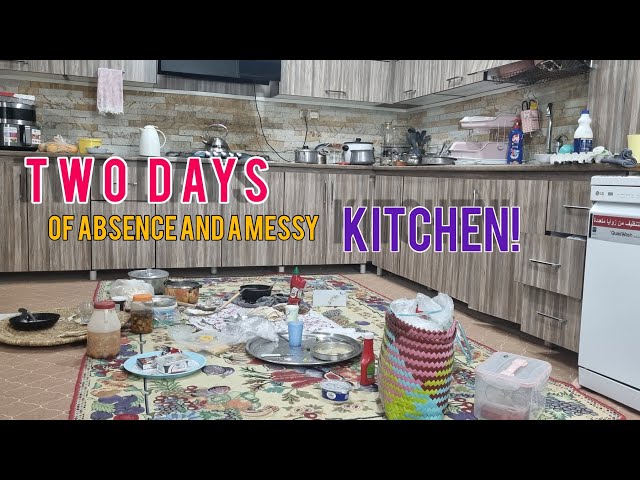 The Kitchen After 48 Hours Without Mom: A Real Nightmare!**