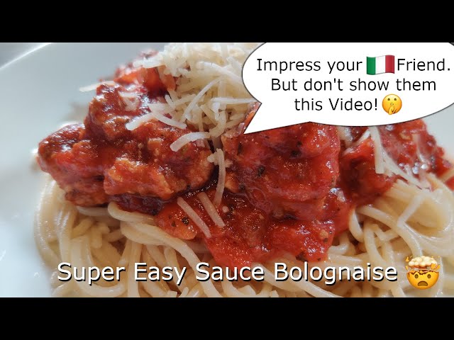 Easiest Homemade Sauce Bolognaise / Bolognese for Spaghetti Bolognese