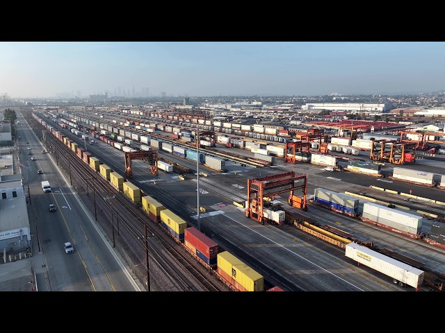 Exploring the BNSF Hobart Intermodal Yard and More: Freight Trains in the Los Angeles Area