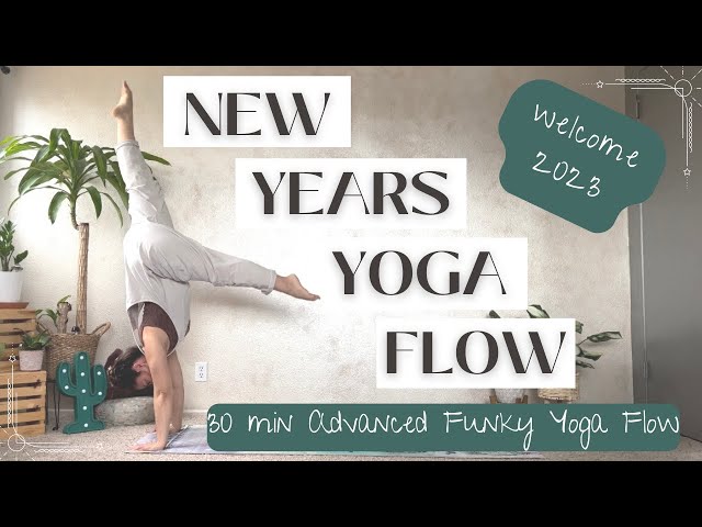 NEW YEARS YOGA FLOW | 30 MIN Advanced Funky Yoga Flow with MaryAnngeline