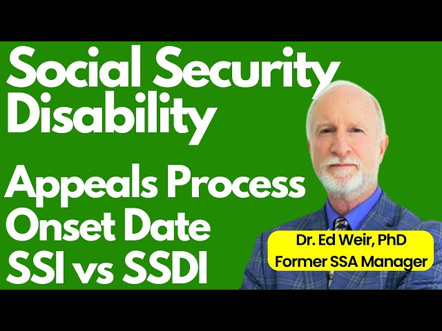 Pt. 3: FORMER SSA INSIDER, TIPS & SECRETS! DISABILITY Onset date, SSI vs  SSDI, Appeal process