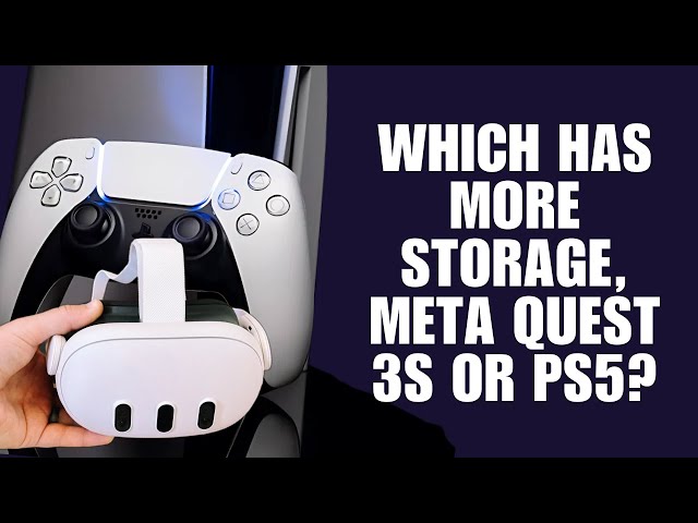 Which has more storage, Meta Quest 3s or PS5?