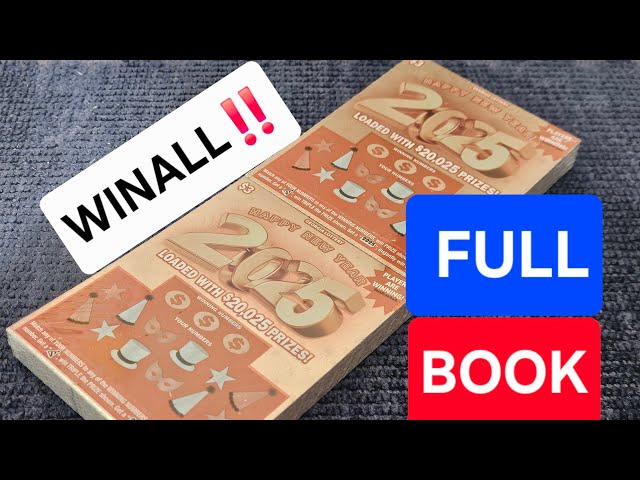 FULL BOOK of HAPPY NEW YEAR 2025‼️Winall💥Symbols🪇💰