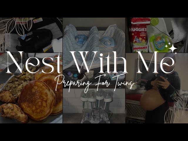 NEST WITH ME | EPISODE 1 | PREPARING FOR TWINS | SHOPPING