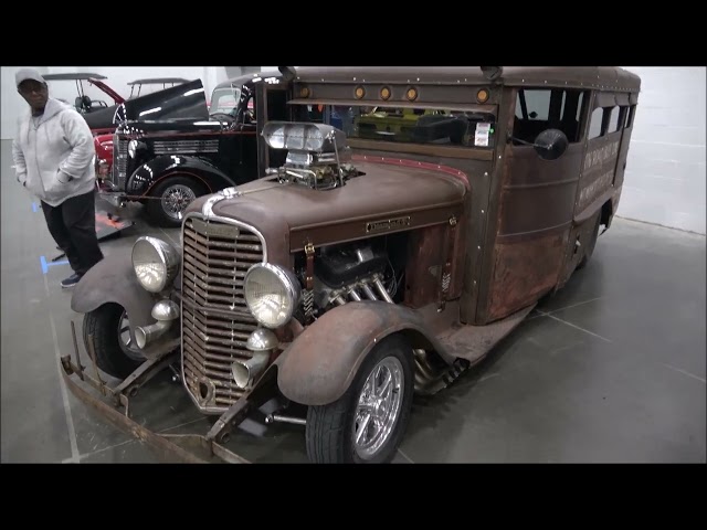 Diamond T Rat Rod Kool Bus at CVAS Dreamgoatinc Hot Rod Custom and Classic Muscle Car Video