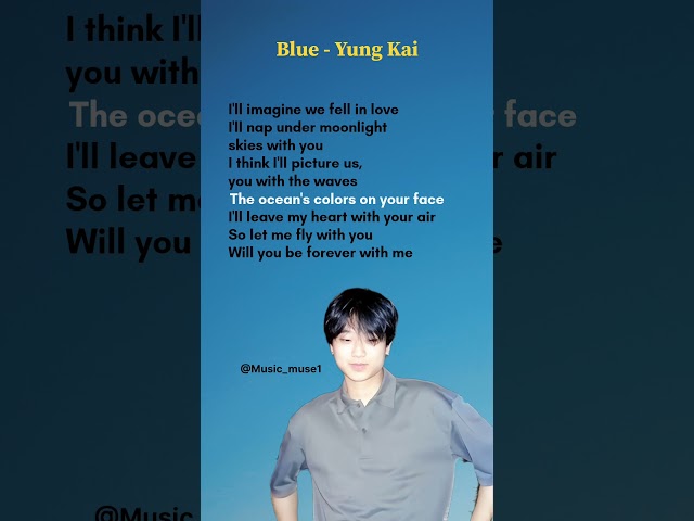 Blue - Yung Kai Lyrics #lyrics #shorts #song