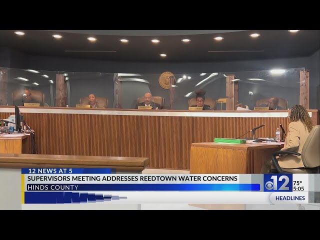 Hinds County supervisors want solutions for Reedtown Water Association issues