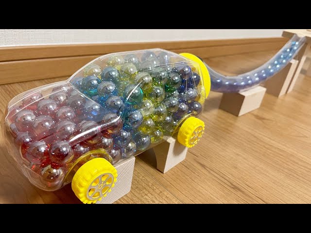 Marble Run Race ASMR 〇 HABA Slope, Dump Truck & Garbage Truck Short Time Relax Healing