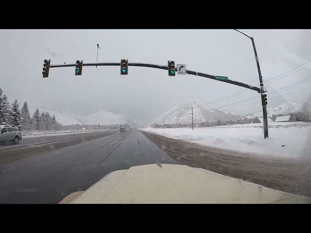 Morning commute in the Willys Wagon