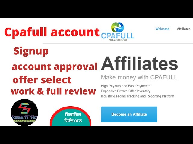 CPAFull Account Approval Guide | Offer Selection & Work Full Review 2025 | Bangla Tutorial