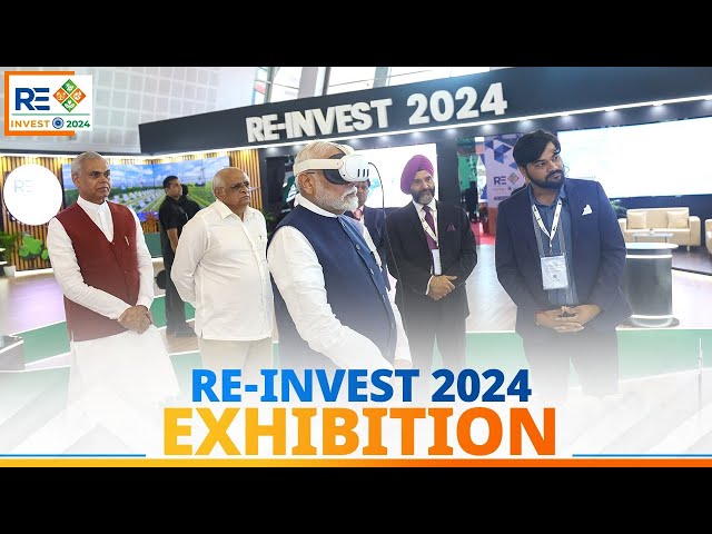 LIVE: PM Modi visits exhibition at Global Re-Invest Renewable Energy Investors' Meet in Gandhinagar