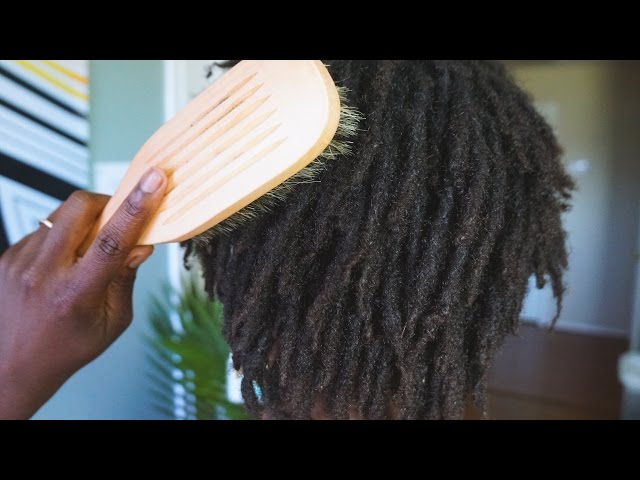 Tutorial: How To Brush Your Locs || Loc Journey