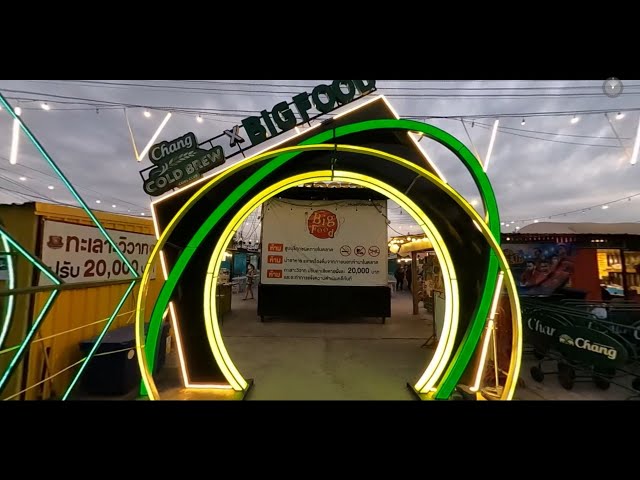 Big Food Market Laem Chabang 360° Virtual Walking 03.01.2023