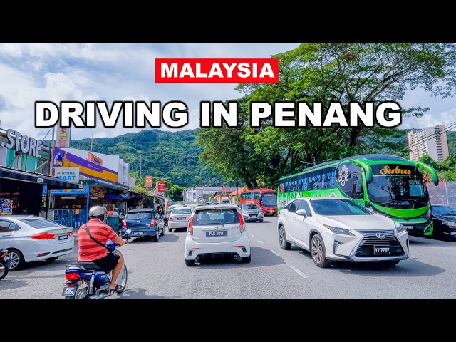 🇲🇾8K - Driving In Malaysia | Penang City Tour 🚗