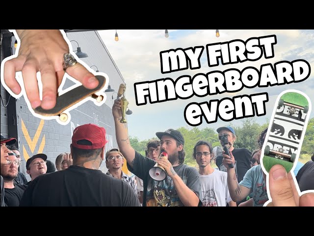 I Went to a Fingerboard Event in ATX!