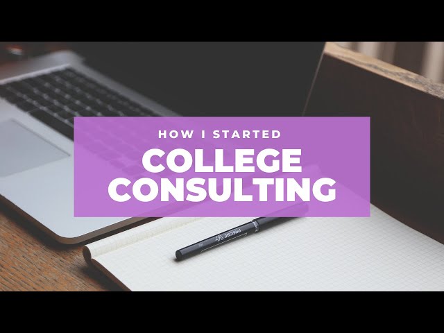 How I started College Consulting