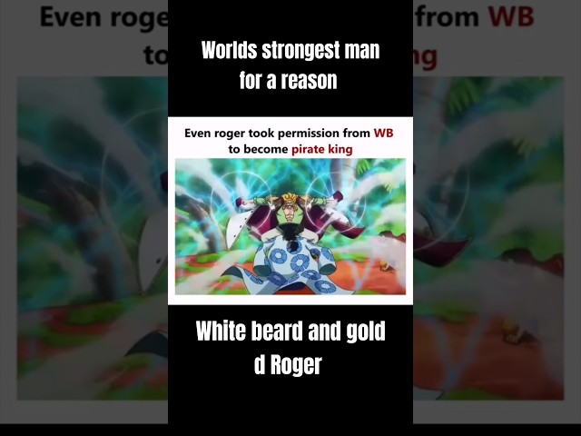 White beard vs gold Roger #onepiece #whitebeard #goldroger