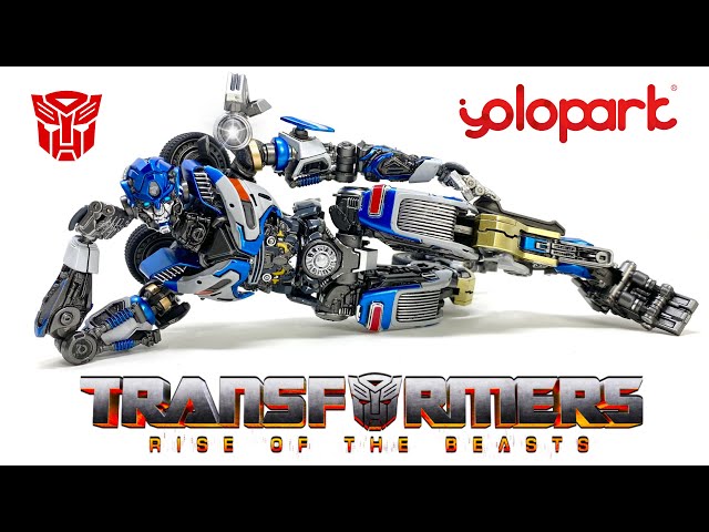 WOW! Transformers Rise Of The Beasts MIRAGE Yolopark AMK PRO Series DIECAST Action Figure Review